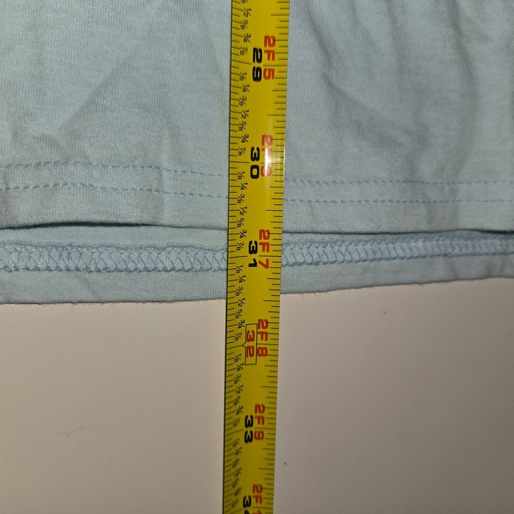 Disney Cruise Line WISH Elsa Frozen Glitter Snowflakes Blue Women DCL Shirt sz L - Picture 7 of 8